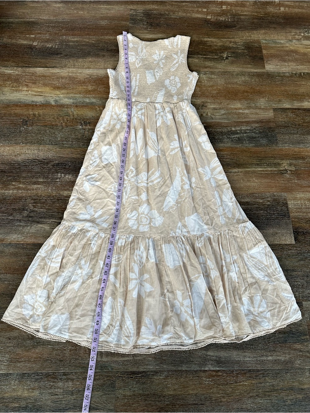 American Eagle Cut-Out 100% Cotton Midi Dress Size Medium - Picture 2 of 5